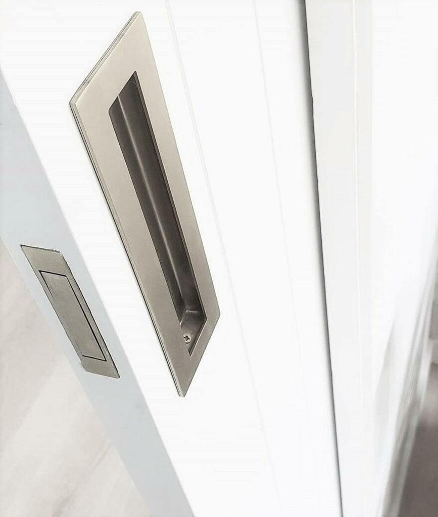1PC Brand New Sliding Door Handle Cabinet Door Handles Handle Cabinet Door Handles SS 304 Flush Pull Satin Nicke