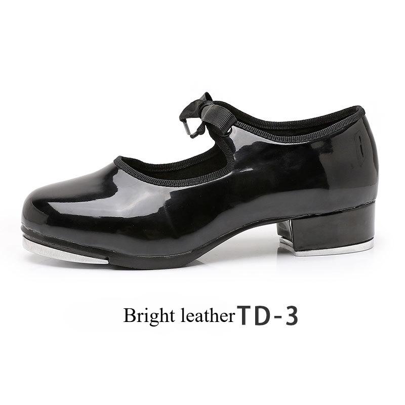 

Fashion Stelle Tap Shoes for Girls Boys Lace Up PU Leather Jazz Dance Shoes for Women 43