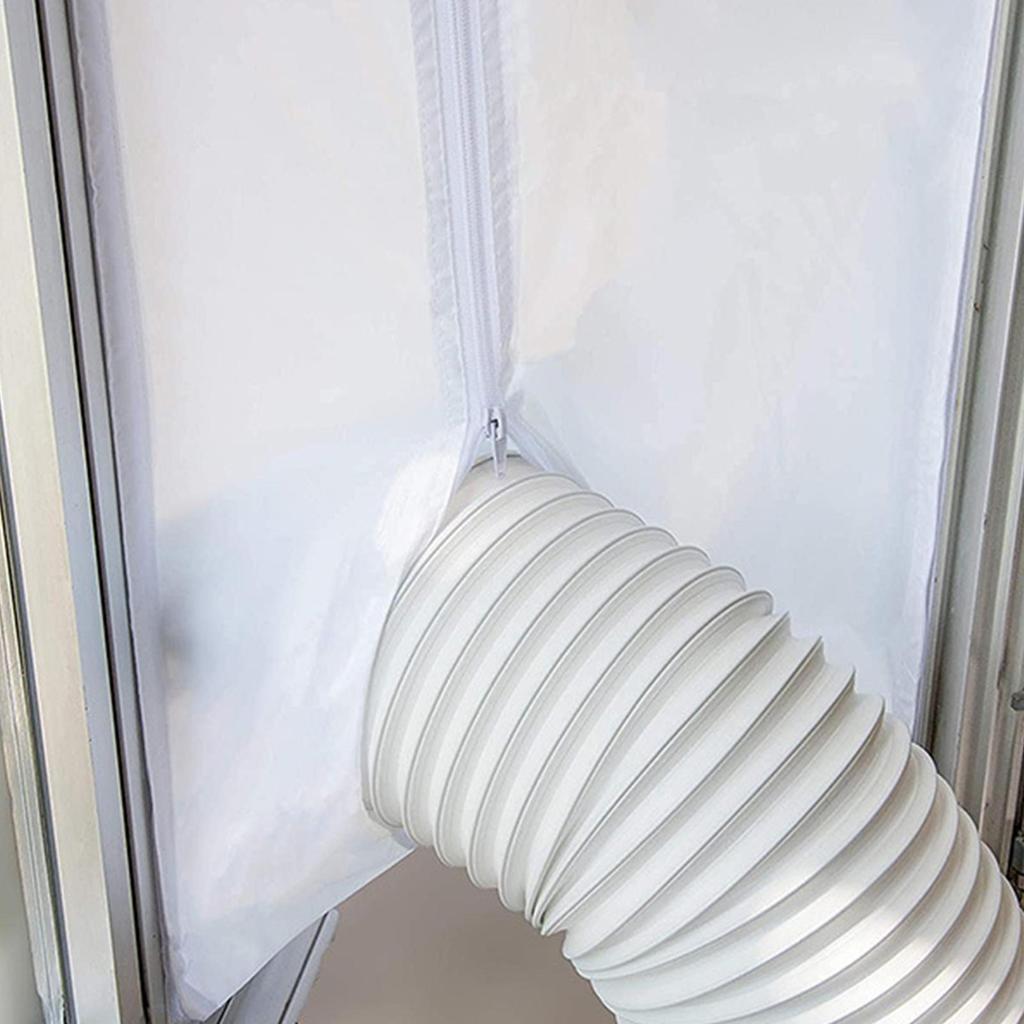 AC Window Seal No Drilling Window Air Conditioner Seal Kit Replacement Cloth Baffle Adhesive Cover To Reduce Draft For RV Garage