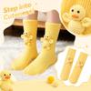 3D Plush Animal Socks for Adults Cute Warm Novelty Mid Calf Socks