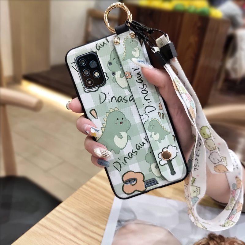 Cartoon Phone Holder Phone Case For UMIDIGI Bison GT2/GT2 Pro Fashion Design Silicone Ring Wrist Strap Dirt-resistant