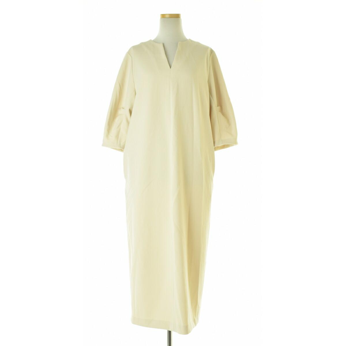 [Used] IENA / IENA 25SS 25040900926010 Tuck sleeve long three-quarter sleeve dress [cacfahbg-l]