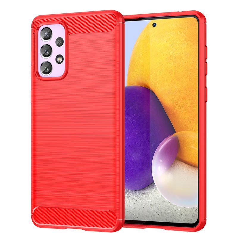 For Samsung Galaxy A73 5G Case Silicon Carbon Fiber Back Cover For Samsung A73 A53 A33 A52 A32 A22 A12 Case For Samsung A73 Case