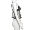 2025 Summer Women's Sequin Spaghetti Strap V-Neck Backless Tank Top