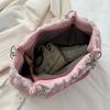 Summer Sweet Ruffled Bubble Cloud Shoulder Bag, Large-capacity Tote for Outings and Commuting, Fashionable Women's Soft Handbag