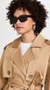 Balenciaga EVERYDAY Square Sunglasses BB0345S 001 Size 55 Made in Italy Men's