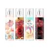 O spray de fragrância tem um aroma floral suave e duradouro com uma nota frutada.. É um spray corporal perfumado sem álcool.