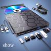Multifunctional External Optical Drive DVD Burner 7-in-1 USB3.0  Can Be Connected To an External U Disk and Can Be Inserted Into a Card for Expansion