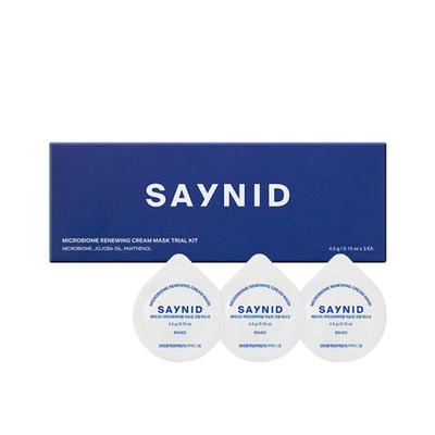 SAYNID Microbiome Renewing Cream Mask Trial Kit, 1.5ml/3 Pieces
