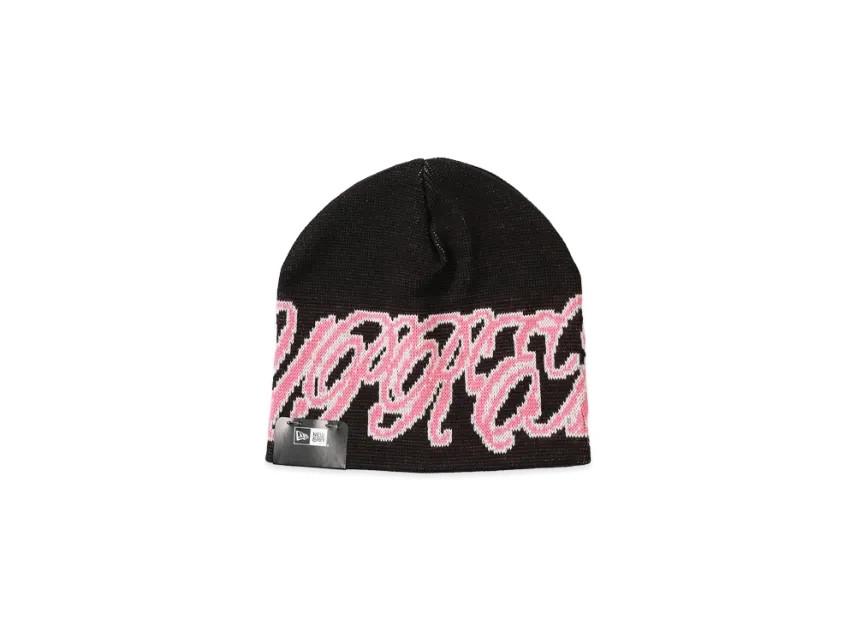 777177 Supreme New Era Cursive Beanie Dark Navy One-Size
