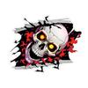 Tuwlopyu Skeleton Head Sticker, American Skull Car Sticker | Halloween Skeleton Sticker - Scary
