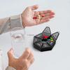 Cutie de depozitare pentru pastile, 2 buc, 7 zile, mini cutie portabilă pentru dozator de medicamente de călătorie, cutie multifuncțională din plastic cu șapte compartimente