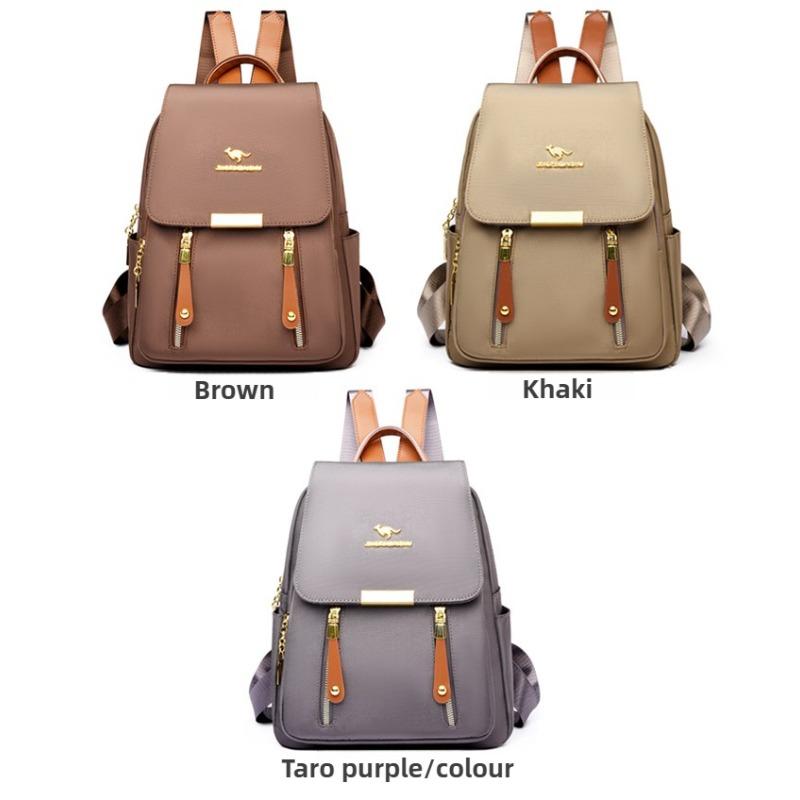 Stylish Versatile Women'S Backpack Multi-pocket Laptop Bag with Top Handle Perfect for School, Travel & Daily Use