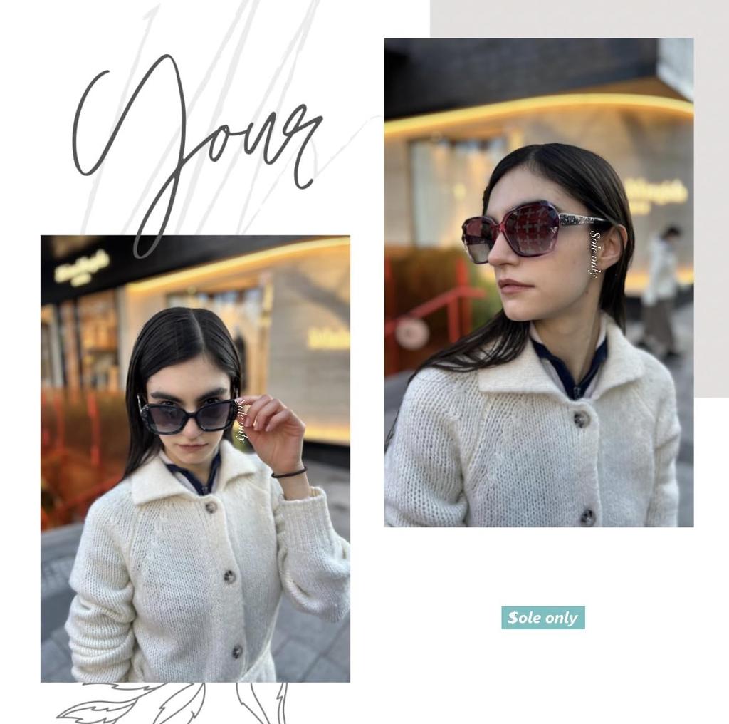 Only Sole Only UV400 Large Eyewear for Backlight Glare Sunglasses Case Fashionable for Men and Unisex $ole Sunglasses, Protection, Face-Slimming