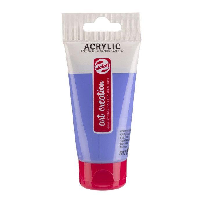 Tube de peinture acrylique Art Creation Talens 75ml bleu royal