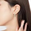 Mobius Rings, Earrings, Women's New Niche Light Luxury, High-end Ear Buckle Ear Jewelry, Birthday Gift.
