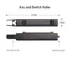 2 In 1 Switch Puller Keycap Puller Key Switch Keycap Puller for Mechanical Keyboard Gaming Keyboard Switches DIY Cleaning Tool  