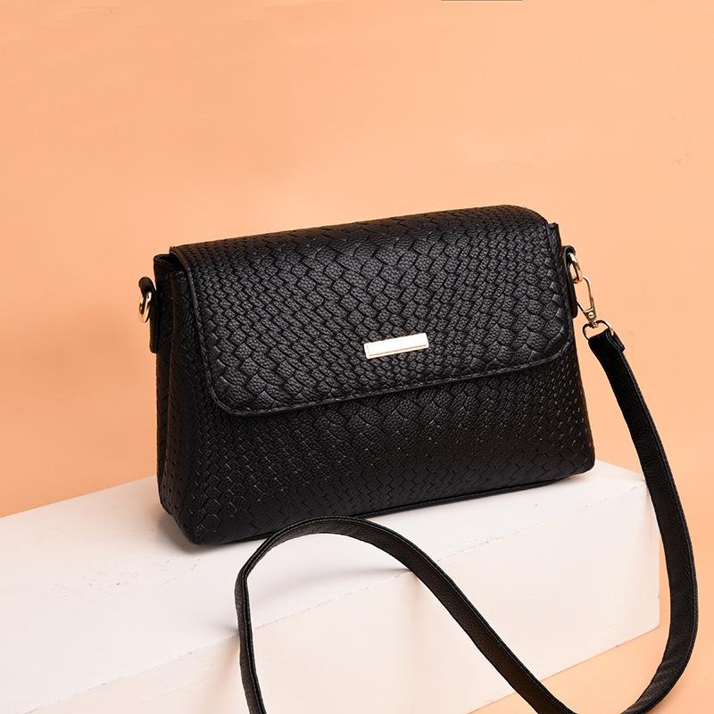 Women Crossbody Bag PU Soft Leather Casual Minimalist Shoulder Mom Bag Large Capacity Fashion Trendy Women Bag