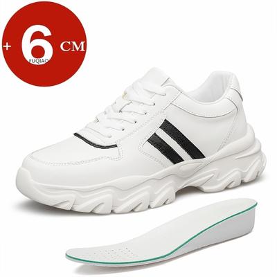Fashion Elevator Shoes for Man Height Increase 6cm Luxury Brand Lift Sports Genuine Leather Men's Hidden Heels Increasing Casual Shoes