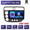 2 Din Car Radio Touch Screen GPS Navigation Multimedia Player For Honda Civic 2000-2006 Android Auto Autoradio BT No DVD