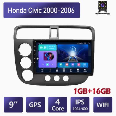 2 Din Radio Auto Ecran Tactil Navigare GPS Player Multimedia Pentru Honda Civic 2000-2006 Android Auto Autoradio BT No DVD