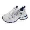 Breathable sports shoes women's spring and autumn platform European popular dad shoes 2025 new versatile student running white shoes