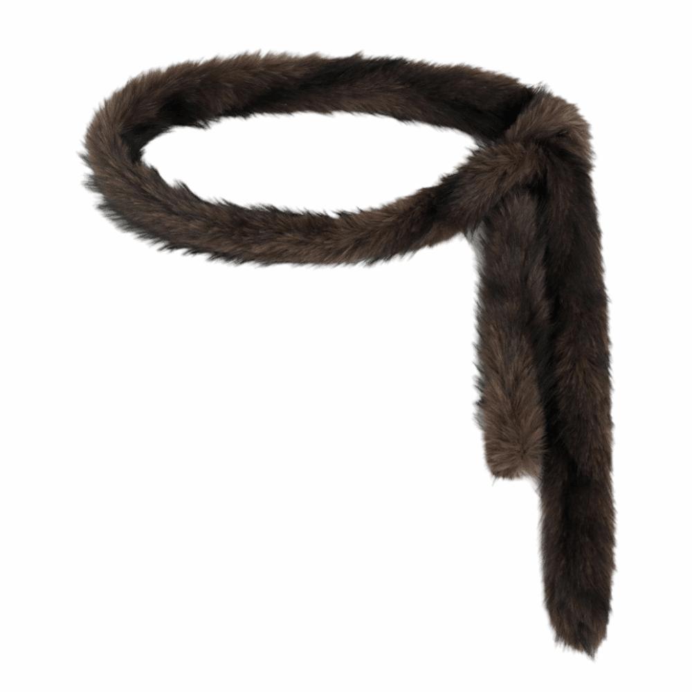 Y2K Faux Fur Leg Warmers Super Soft Fuzzy Boot Cuffs Fashion Faux Furry Belt Halloween Party