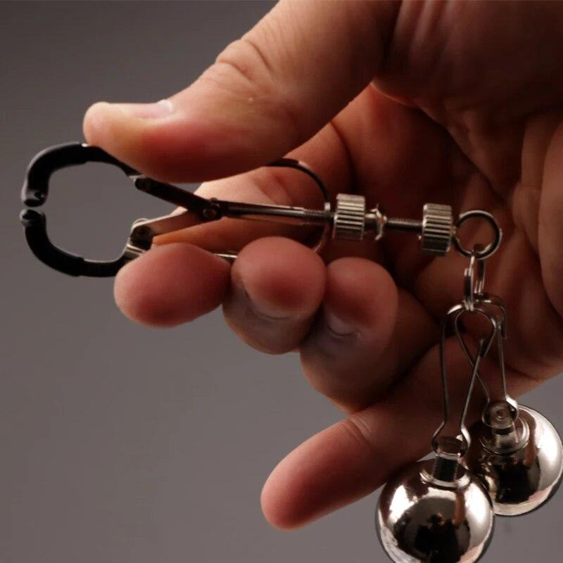 Nipple Clamp Sex Clothespins On the Chest Breast Bondage Steel Nipples On the Chest On Nipples for Sex Nipple Clip Sex Clamps
