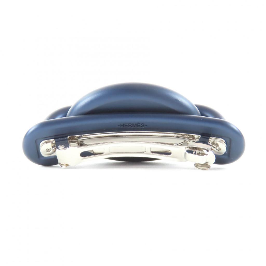 Pristine HERMES Valletta Tori Mayon PM ChÃ©ne Dunkel Navy aluminum Women Used