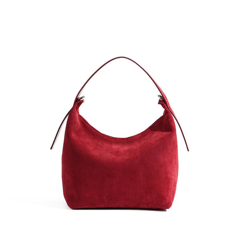 Hand Carry To Work Commuter Handbag Women's Leather Niche High-end Sense Versatile Bag Women's Autumn and Winter Messenger Bag Women