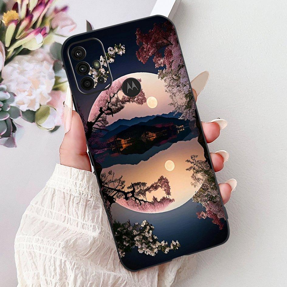 Case For Motorola Moto G30 G20 G10 Phone Cover New Fashion Flower Soft Silicone Matte Bumper on Moto G20 XT2128-1 G 10 G 30 Capa