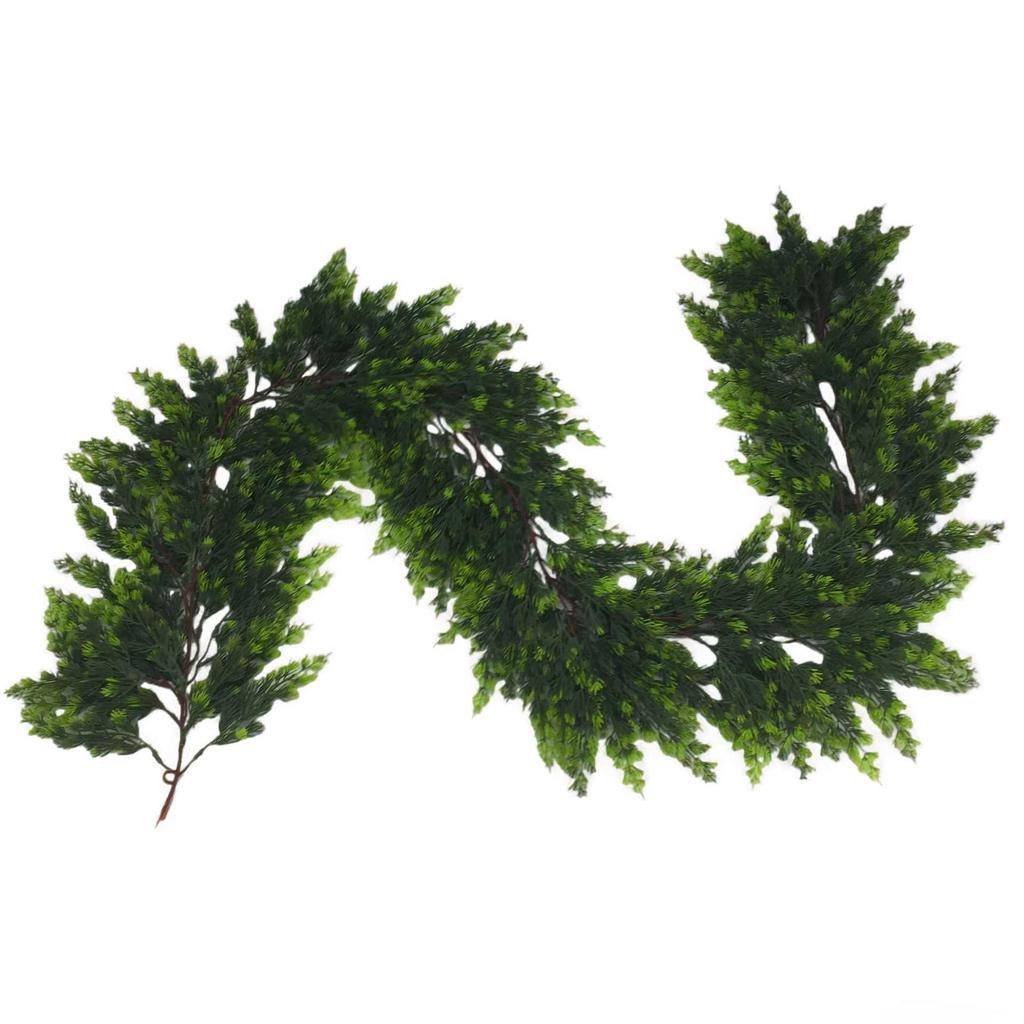2025 Independence Day Norfolk Soft Rubber Hand-feel Pine Needles Christmas Garland