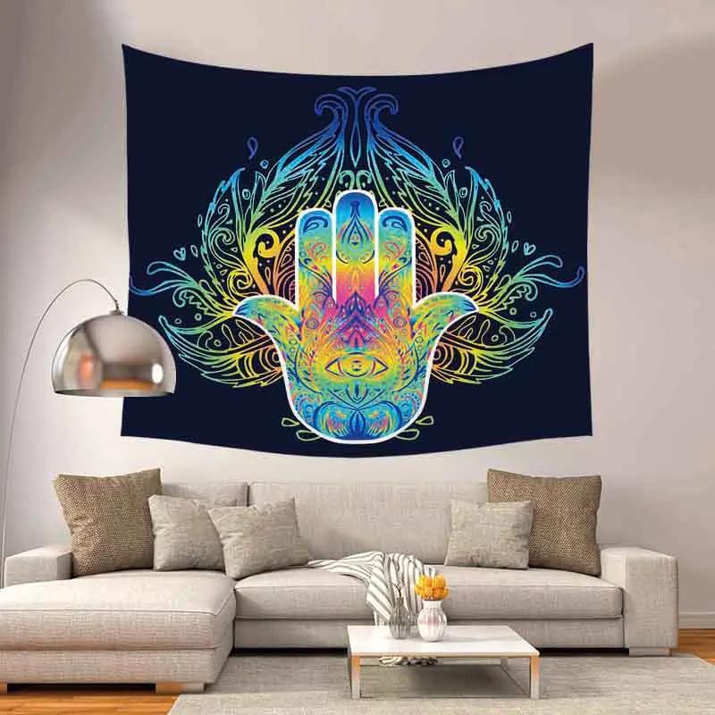 Tapestry Bedspread Yoga Mat Blanket Colorful Mandala   Home Decor Wall Hanging