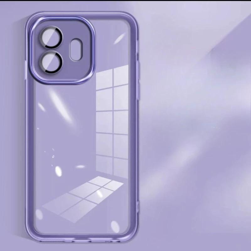 For OnePlus 15T Case For One Plus 15 T 1+15T Soft Clear Silicone TPU Cases Transparent Camera Lens Protective Film Cover Fundas