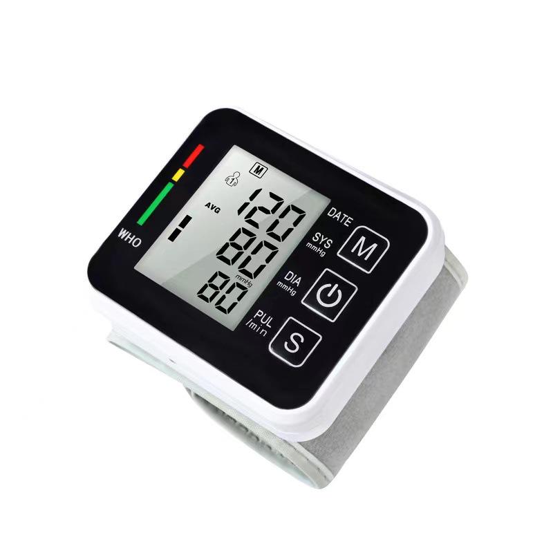Smart Wrist Blood Pressure Monitor - Electronic Home Measuring Device