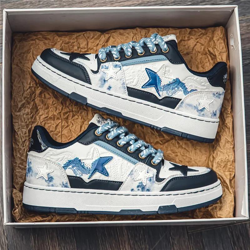 Buty męskie do skateboardingu, mokasyny antypoślizgowe, casualowe sneakersy, buty sportowe i rekreacyjne dla mężczyzn, buty sportowe na platformie, odporne na zużycie