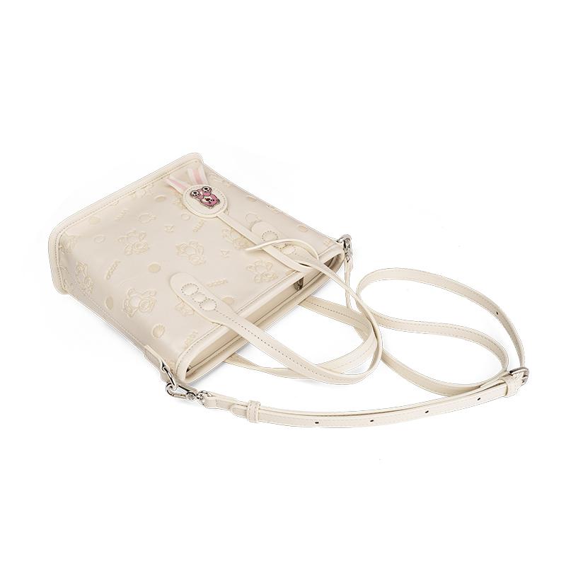 Ny Disney Syntetisk Lær Kurvveske Håndveske Dame Rosa BMK-72611