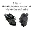 2 Pc Throttle Position Sensor & Idle Air Control Valve Fits: Mitsubishi