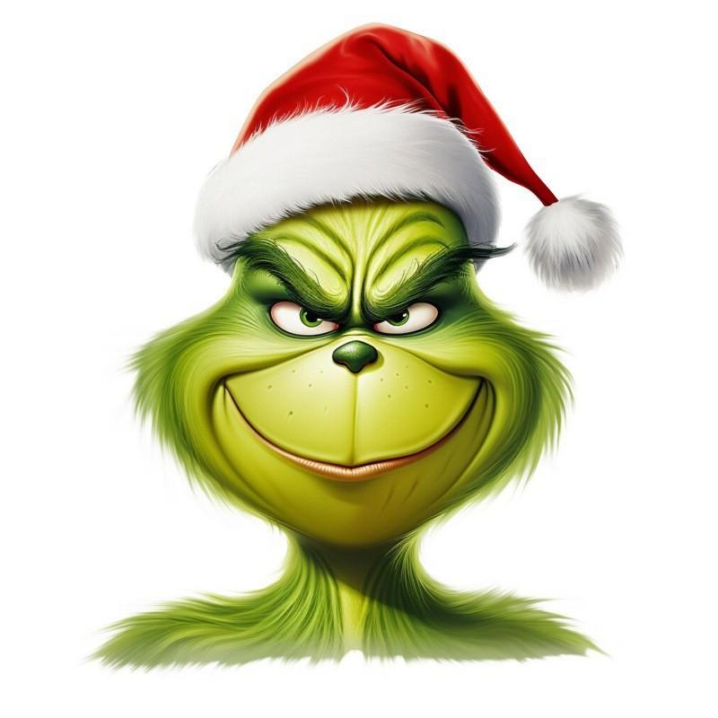 Fun Cartoon Acrylic Christmas Tree Hanging Decoration For Auto Style