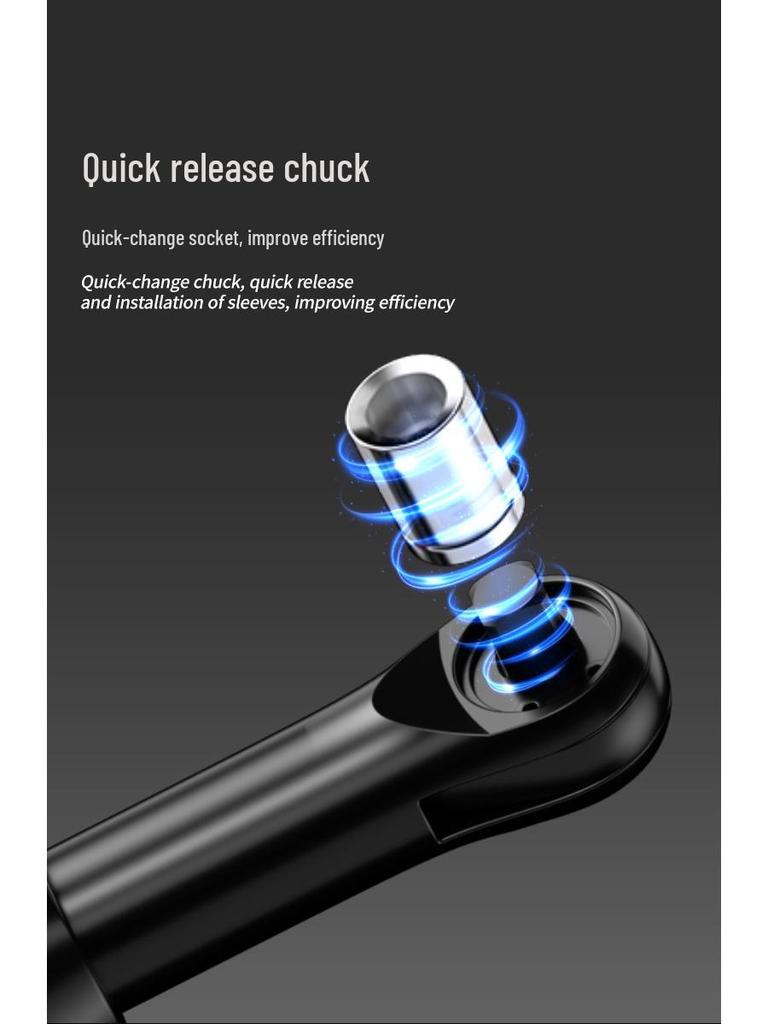 3/8" Cordless 90° Right Angle Electric Ratchet Wrench, 12V Rechargeable for Stage Truss & Automotive Use