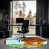 Hey Duggee Printed Round Rug Carpet Chair Rug Area Rug Entryway Doormats,for Office Chair Living Room Bedroom Kitchen Room.
