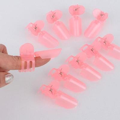 10pcs Nail Dryer Scratch Protection Protector Nail Crack Cover Cap Finger Pliers