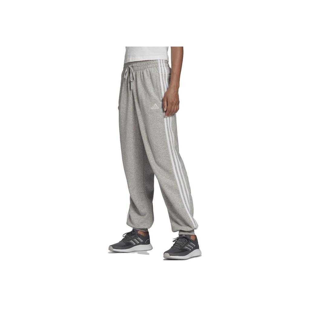 New Adidas Knitted Sports Pants Women's Light Gray HD4304