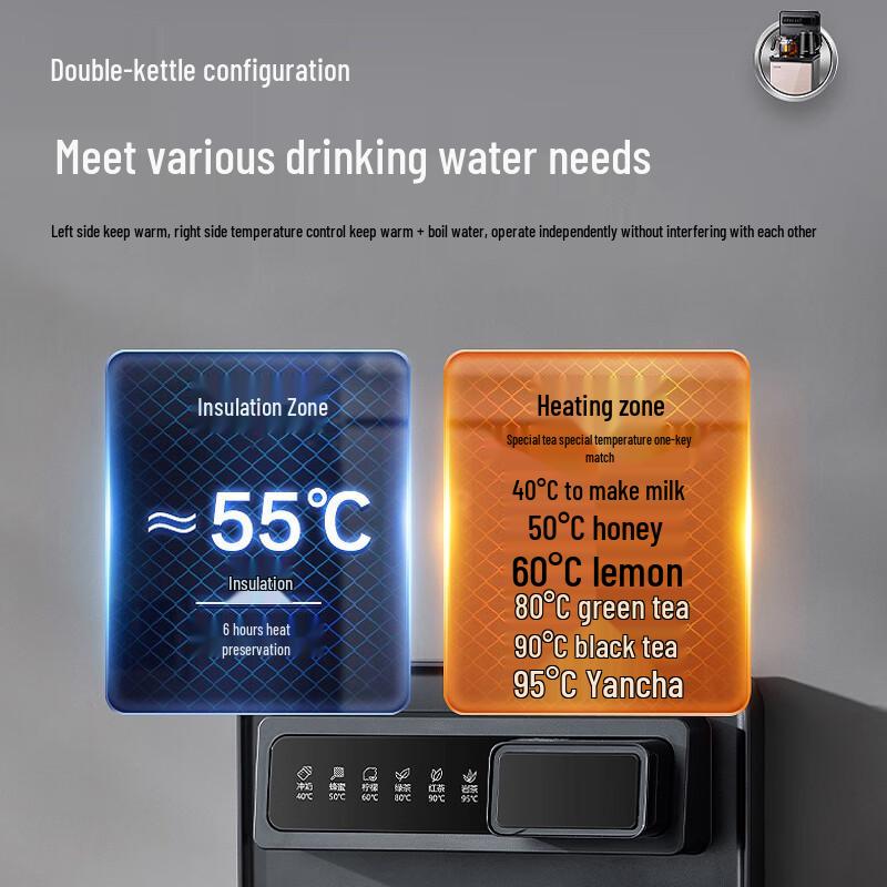 Supor ZMD Smart Glass Tea Kettle with Temperature Control CN Plug (adapter Included)