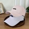 Fashion Hat Spring New Alphabet Embroidery Washed Cotton Baseball Cap Female Korean Version Show Face Small Versatile Casual Cap Male Trend