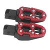 Motorcycle Foot Pegs Aluminum Alloy Fadeproof   Anti Slip Motorcycle Rear Foot Rest Pedal