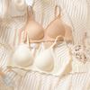 Autumn and Winter New Jelly Letter Underwear Seamless Comfortable Gathering Anti-sagging Breast Bra Cover