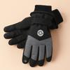 Ski Gloves for Men and Women Outdoor Cycling Waterproof and Non Slip Touch Screen Plus Velvet Thickened Autumn and Winter Warm Gloves