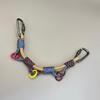 Backpack Hanging Rope Chain Dopamine Color Anti-break Expansion Decor for Hiking Camping Travel School Bag