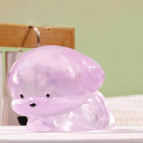 Stress Relief Toy with Bubble Injector Decompression Dog Cat Squeeze Toy Soft Stress Ball Relaxation Fidget Sensory Toy